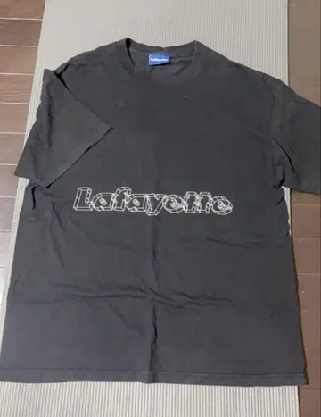 Lafayette 로고 프린트 반팔 T셔츠 블랙 XL