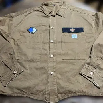 MILITARY M65 밀리터리 긴팔 필드 자켓 브라운 L 사이즈