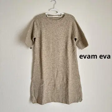 evam eva 니트 튜닉 가을/겨울 울 5부 소매