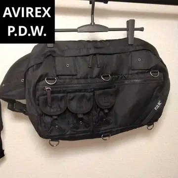 [ 익명 배송 ] AVIREX PDW 택티컬 숄더백 블랙