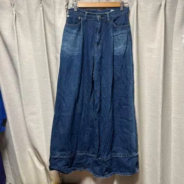 zucca dayz 와이드 레그 데님 다크 블루