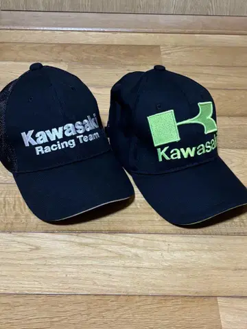 Kawasaki Racing Team 캡 2세트