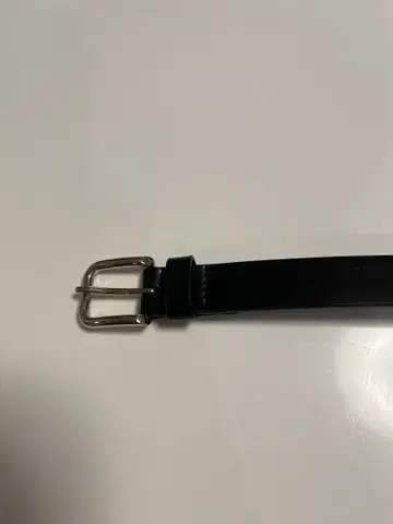 DRIES VAN NOTEN 블랙 슬림 벨트