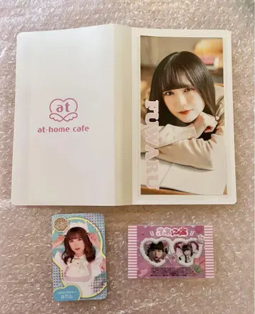 앳홈 카페 슈퍼 프리미엄 메이드 후와루 폴라로이드 파일 트레이딩 카드