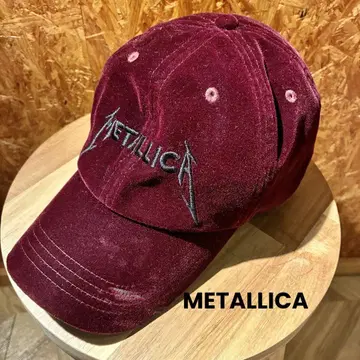 METALLICA 버건디 벨벳 캡