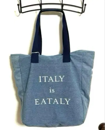 이탈리 EATALY 토트백 캔버스 택 포함 새상품 남녀 공용
