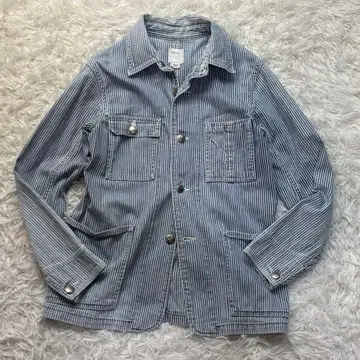 UES 웨스 히코리 커버올 셔츠 데님 워크 자켓 00
