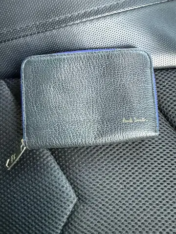Paul Smith 가죽 코인 케이스 블랙/블루