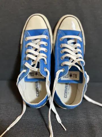 컨버스 올스타 파랑 스니커즈 24.5cm
