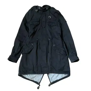 moussy 밀리터리 자켓 모즈 코트 블랙 2 M