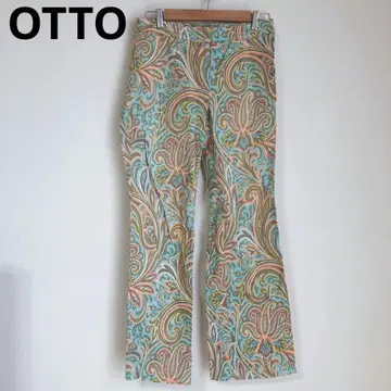 오토 캐주얼 팬츠 여성용 하의 올 패턴 면 혼방 부츠컷 11