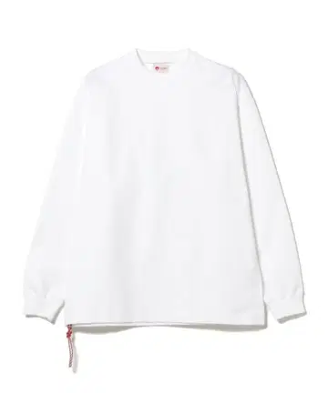 BEAMS JAPAN 루즈 스트레치 롱 슬리브 화이트 XL