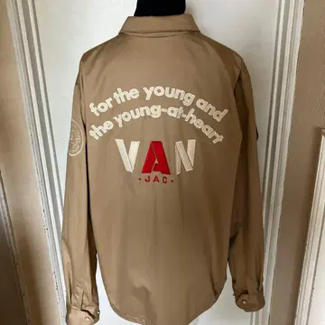 van 안감 면 100% 코트
