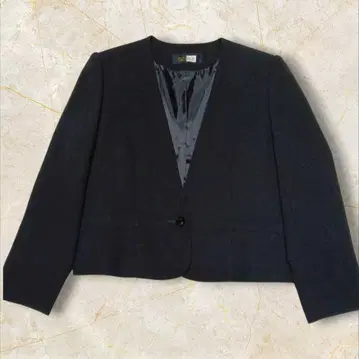 [ 소와르 베니르 ] 고급 예복 노카라 자켓 블랙 1 버튼 수트