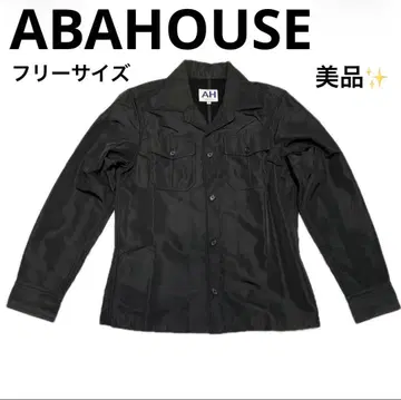 [ 새상품급 ] ABAHOUSE 자켓 코트 블랙 프리 사이즈