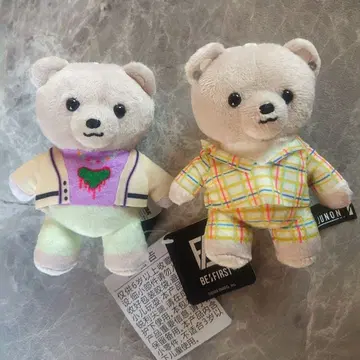 BE:FIRST 마나토&주논 BGB 의상 곰 마스코트 2개 세트