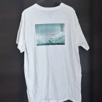My Hair is Bad 티셔츠 L 사이즈 화이트