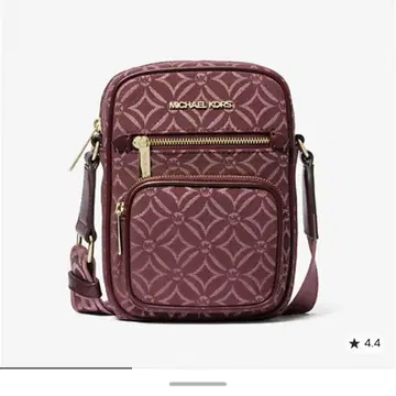 MICHAEL KORS 보르도 라메 숄더백