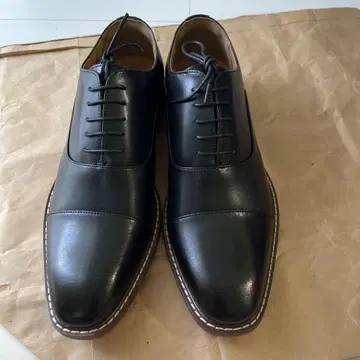블랙 드레스 신발 스트레이트 팁 28cm