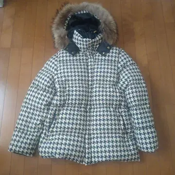 DRESS CAMP 하운드 투스 다운 자켓