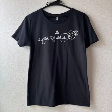amazarashi 초기 로고 T셔츠 블랙