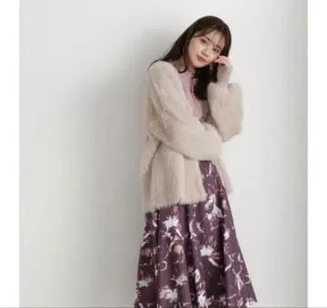 B0897 PROPORTIONBODYDRESSING 블러 플라워 스커트
