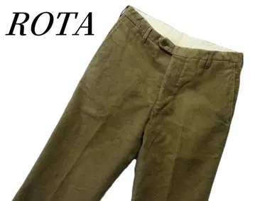 ROTA 로타 올리브 슬랙스 팬츠