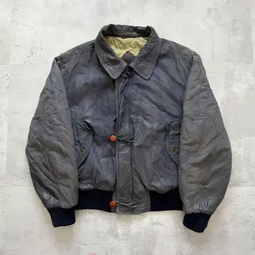 Euro Vintage TRAVEL JACKET 가죽 자켓 천연 가죽 L