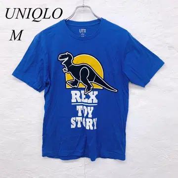 e5495 [유니클로] 토이스토리 렉스 반팔T셔츠 남성용 M 블루