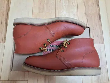 REDWING 8595 브라운 가죽 처카 부츠 8.5D