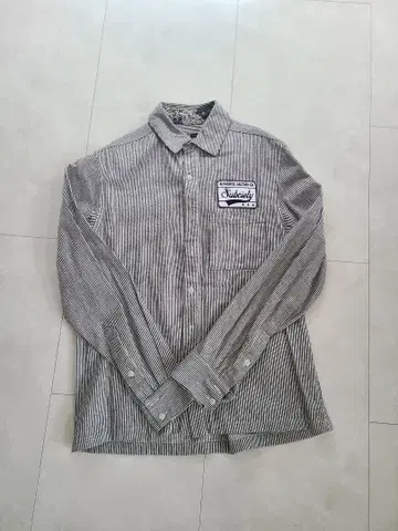 Subciety 스트라이프 긴팔 셔츠 M 사이즈