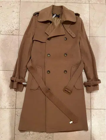랄프 로렌 카멜 100% 트렌치코트 M 사이즈