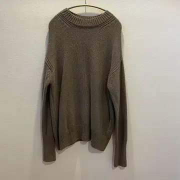 몇 회 사용 ZARA 캐시미어 긴팔 니트 스웨터