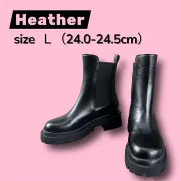 미사용 새상품 Heather 헤더 사이드 고어 부츠 L 사이즈