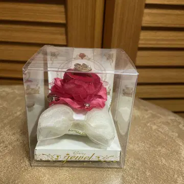 새상품 디즈니 미녀와 야수 반지 & 반지 스탠드