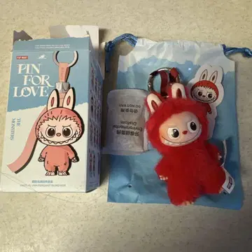 러브브 PIN FOR LOVE THE MONKEY 빨간색 스트랩 X