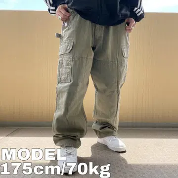 W40 랭글러 RIGGS 카고 팬츠 페인터 팬츠 카키 올리브