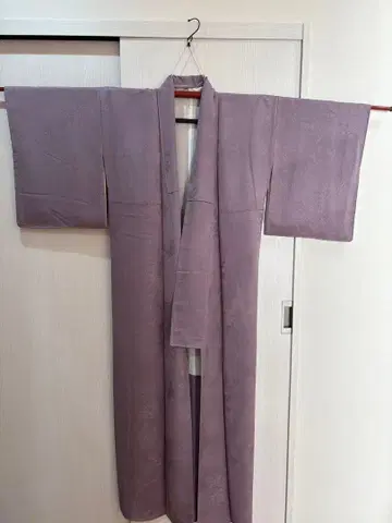 연보라색 이로무지 히토츠몬 기모노