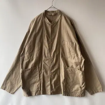MUJI Labo 태번수 세탁 마감 옥스 리버서블 셔츠 남녀 공용