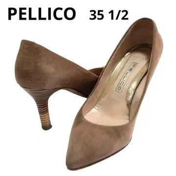 PELLICO 펠리코 스웨이드 하이힐 펌프스 스틸레토