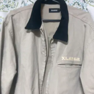 XLARGE 베이지 점퍼 블루종