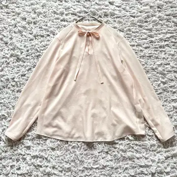 투모로우랜드 컬렉션 폴리에스테르 암젠 리본 블라우스 핑크 S