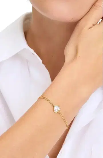 [ 새상품급 ] kate spade 하트형 팔찌