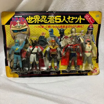 [미개봉 새상품] 세계 닌자전 지라이야 세계 닌자 5인 세트 제1탄