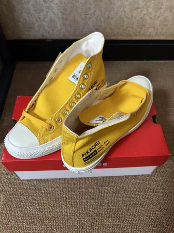 CONVERSE 컨버스 스니커즈 하이컷 피카츄 24.5cm