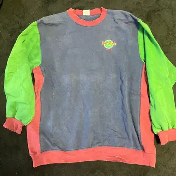 90s Hard Rock Cafe LARGE 리버스 위브