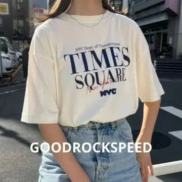 GOODROCKSPEED NYCTIMES SQUARE 티셔츠 새상품급