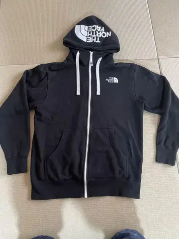 THE NORTH FACE 블랙 후드티 풀 집업