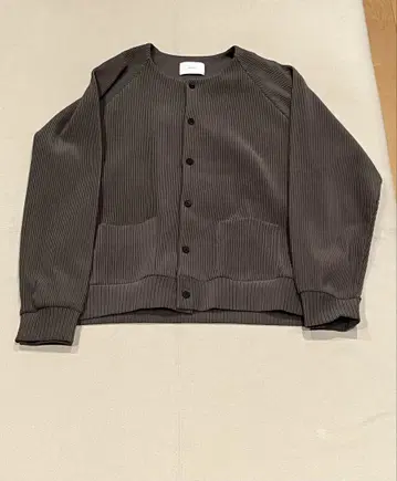 stein 슈타인 Gradation Pleats Cardigan