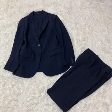 유니클로 감동 자켓 팬츠 세트 2점 세트 네이비 자켓 S 팬츠 M